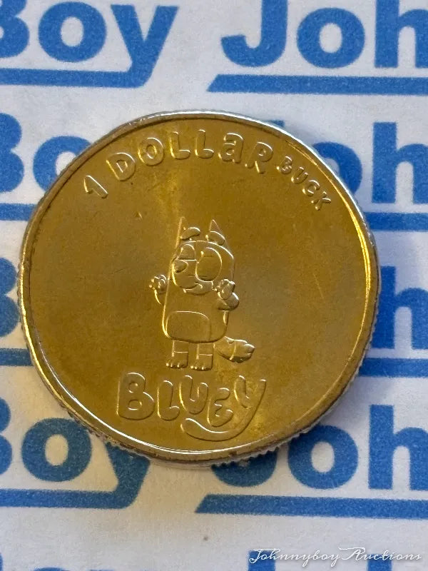 Australia 2024 Bluey Dollarbucks Coloured $1 Coin Bluey Uncirculated In - Foto 3
