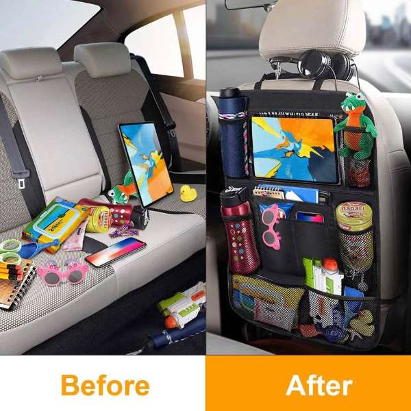 Backseat Car Organiser<br><b style="color: #03236a;">JBAU1081</b><br><b style="color: #03236b;">Lots of Pockets</b>