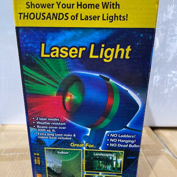 Laser Light Outdoors & Indoor Use Great For Christmas<Br><b style="color: #03236a;">RRP $79.99</b>