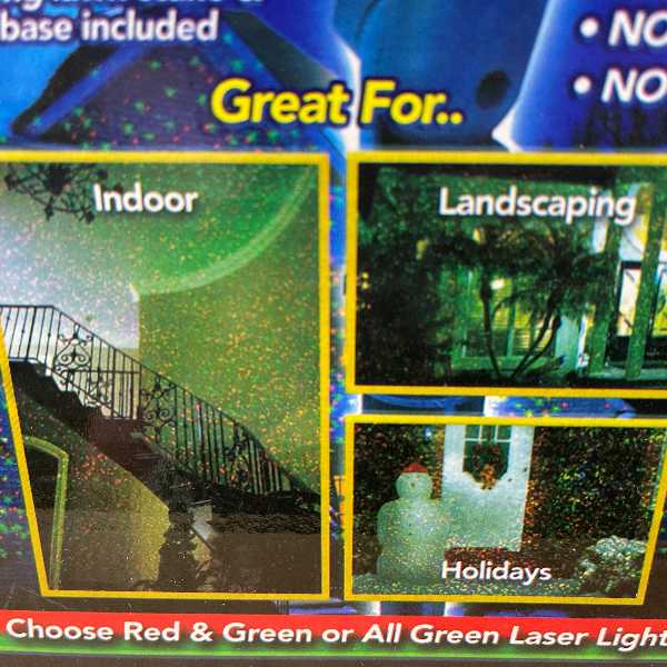 Laser Light Outdoors & Indoor Use Great For Christmas<Br><b style="color: #03236a;">RRP $79.99</b>