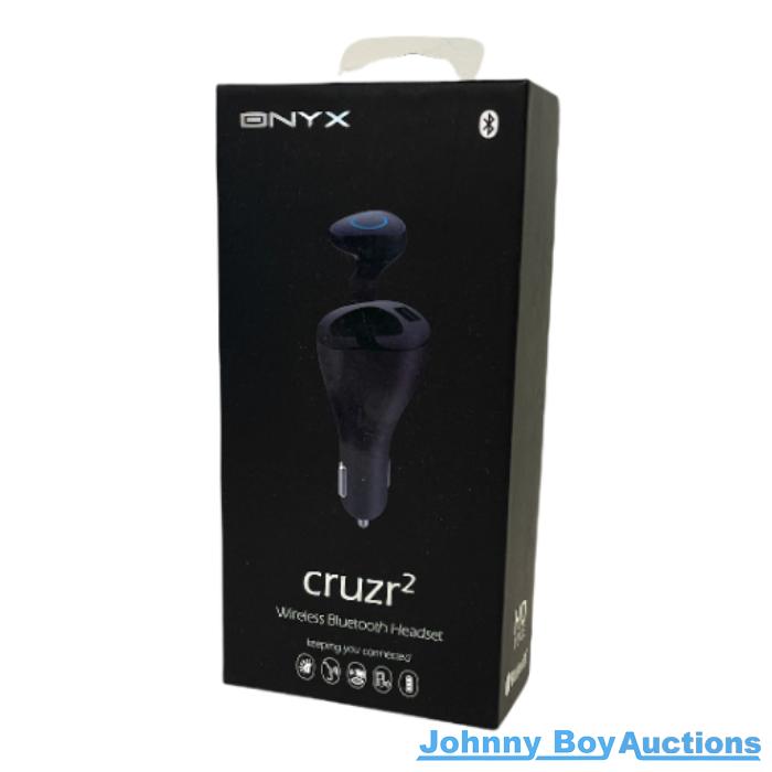 Onyx Cruzr2 Bluetooth Headset<br><br><b style="color: #03236b;">JBAU1070</b><br><br><b style="color: #03236b;">RRP $99</b>