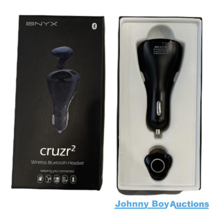 Onyx Cruzr2 Bluetooth Headset<br><br><b style="color: #03236b;">JBAU1070</b><br><br><b style="color: #03236b;">RRP $99</b>