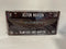 Vintage Style Tin Number Plate Sign<br><b style="color: #03236a;">JBAU841</b><br><b style="color: #03236a;">Aston Martin</b>