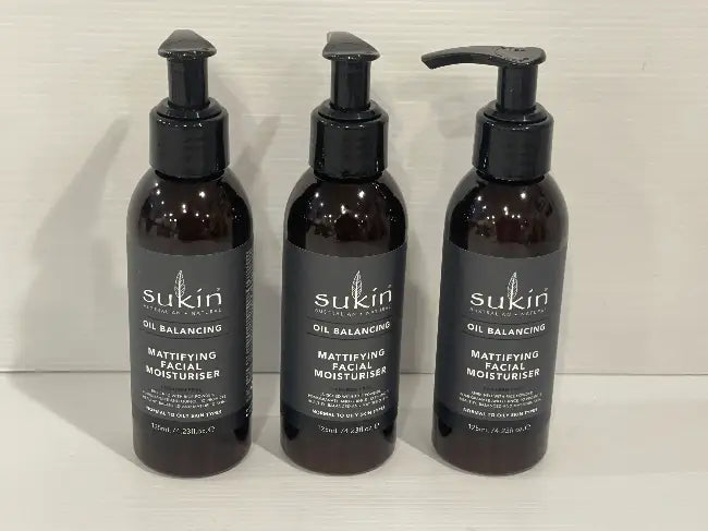 Sukin Oil Balancing Mattifying Facial Moisturisers<br><b style="color: #03236a;">JBAU1238</b><br><b style="color: #03236a;">Lot of 3</b>