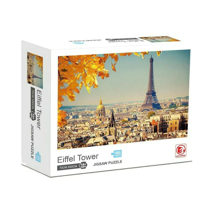 Jigsaw Puzzle 1000 Pieces 70 x 50cm Eiffel Tower Paris France Landscape Hobby<br><b style="color: #03236a;">JBAU1185</b>